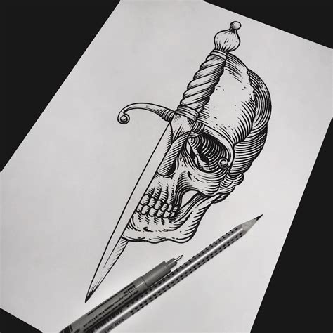 drawing tattoos with pens